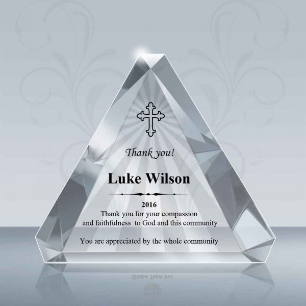 Pastor Appreciatrion Gift Goodcount D Crystal Etching Gift Award