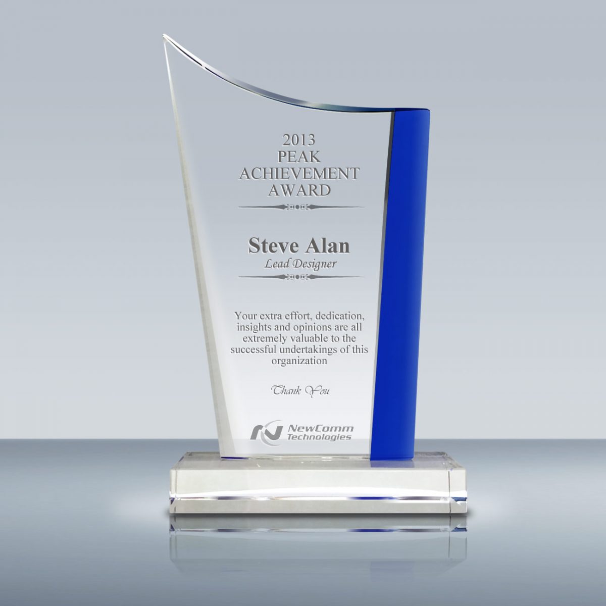 Achievement Awards – Goodcount 3D Crystal Etching Gift & Award