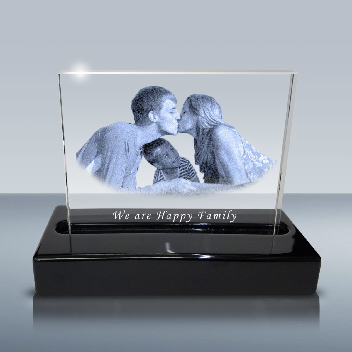 Etched 2d 3d Photo Crystal Scalloped 54 Goodcount 3d Crystal