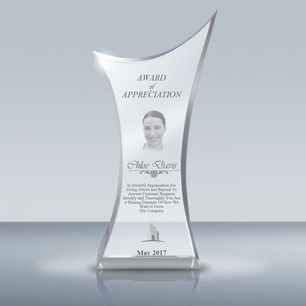 Employee Recognition Appreciation – Goodcount 3D Crystal Etching Gift ...